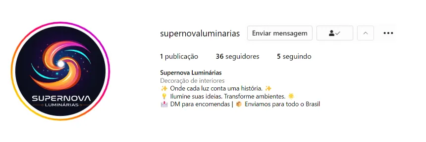 Cliente Supernova Iluminárias